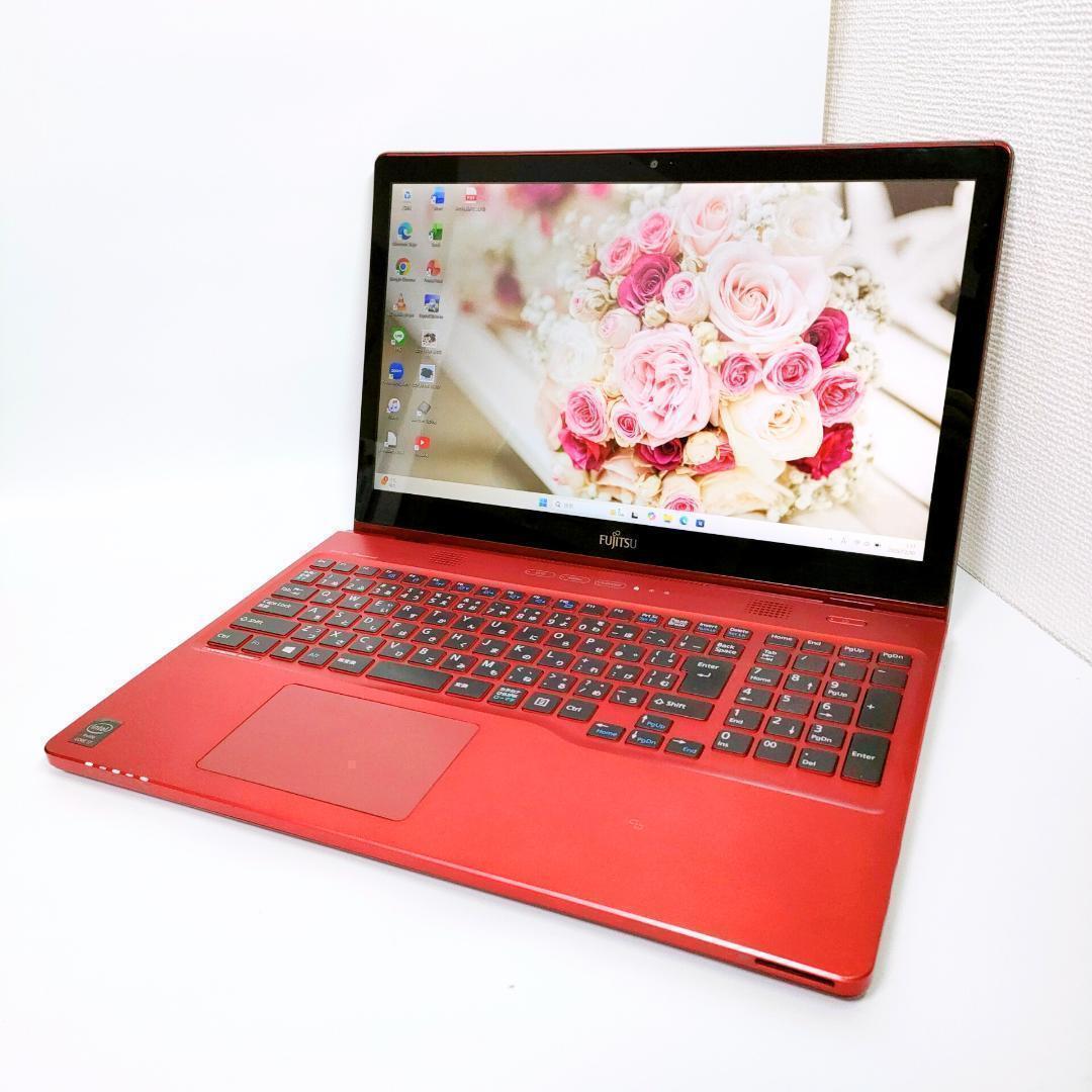 タッチパネル✨️Corei7/Win11/SSD/カメラ付き富士通ノートパソコン