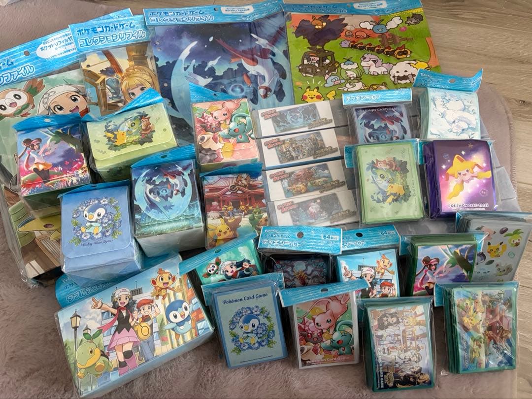ポケカ　ファイル　リフィル　デッキケース　デッキシールド　プレイマット