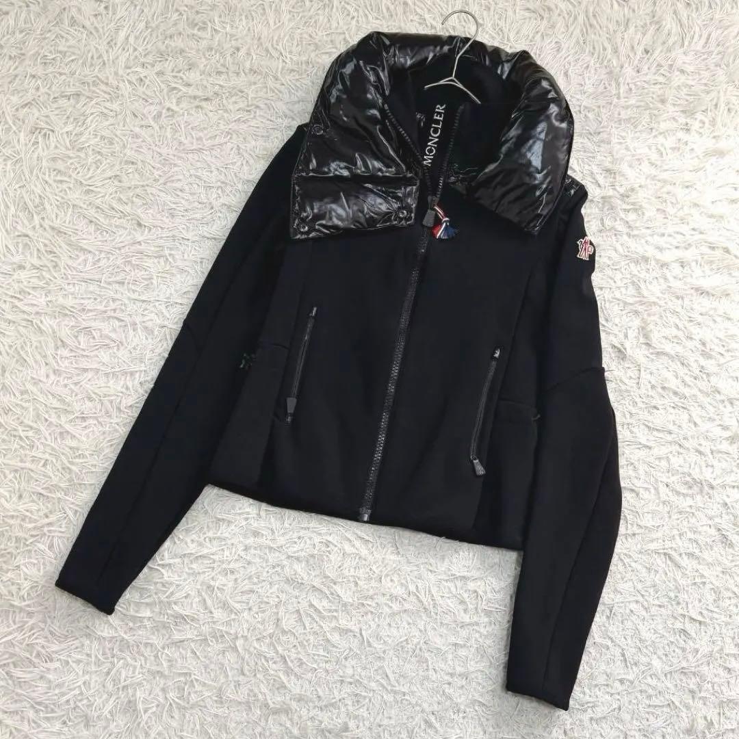 17088✨モンクレール M マグリアカーディガン フード収納 ブラック