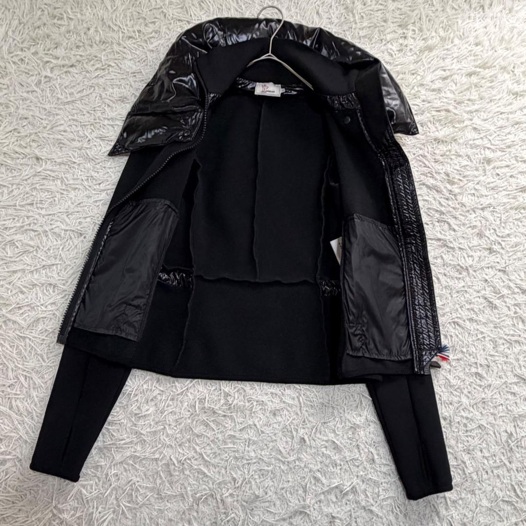 17088✨モンクレール M マグリアカーディガン フード収納 ブラック