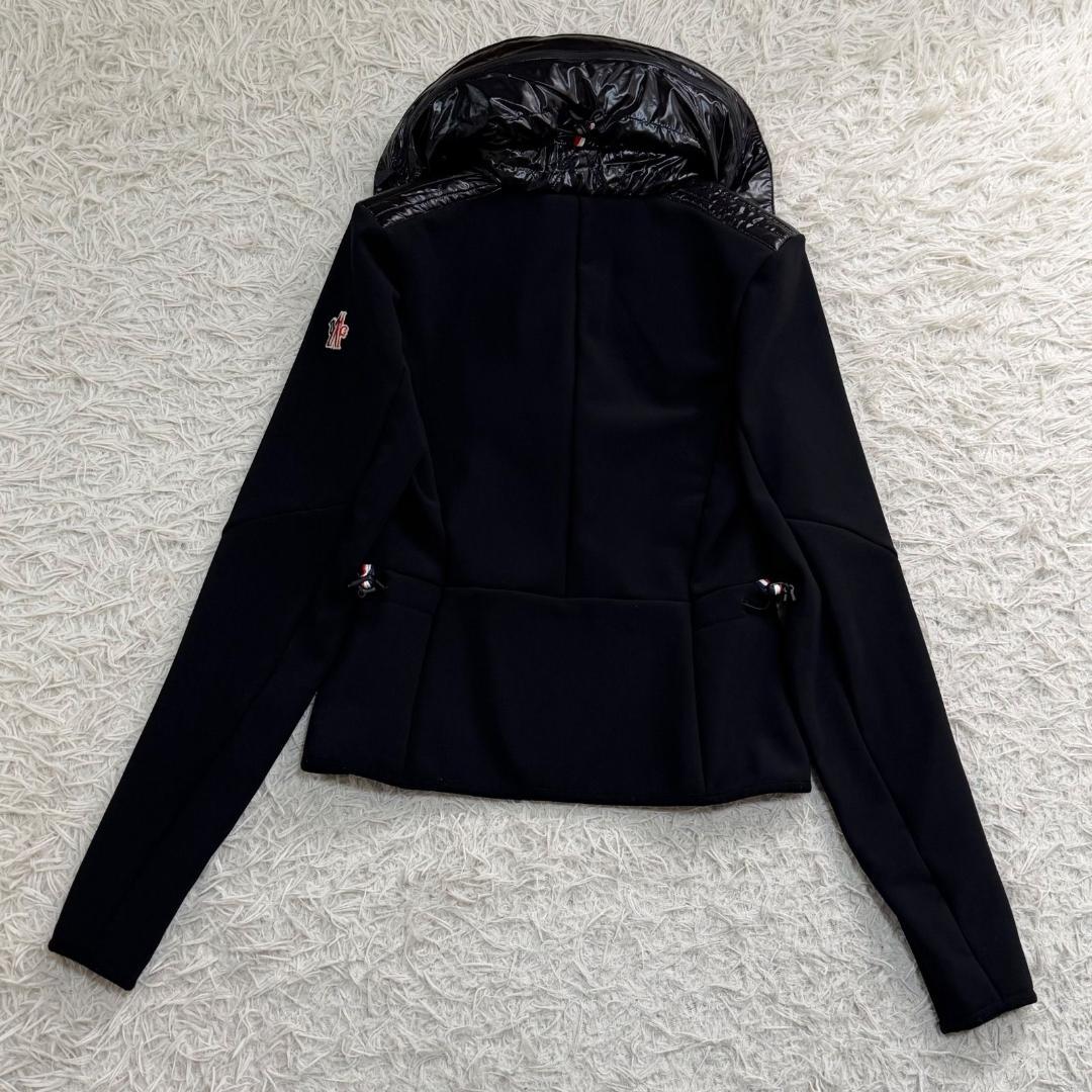 17088✨モンクレール M マグリアカーディガン フード収納 ブラック