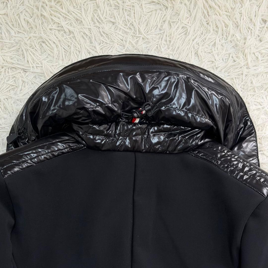 17088✨モンクレール M マグリアカーディガン フード収納 ブラック