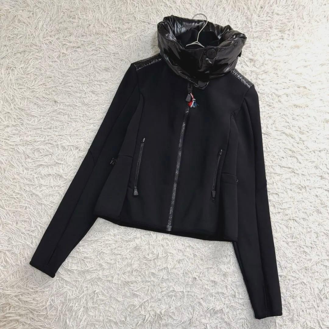 17088✨モンクレール M マグリアカーディガン フード収納 ブラック