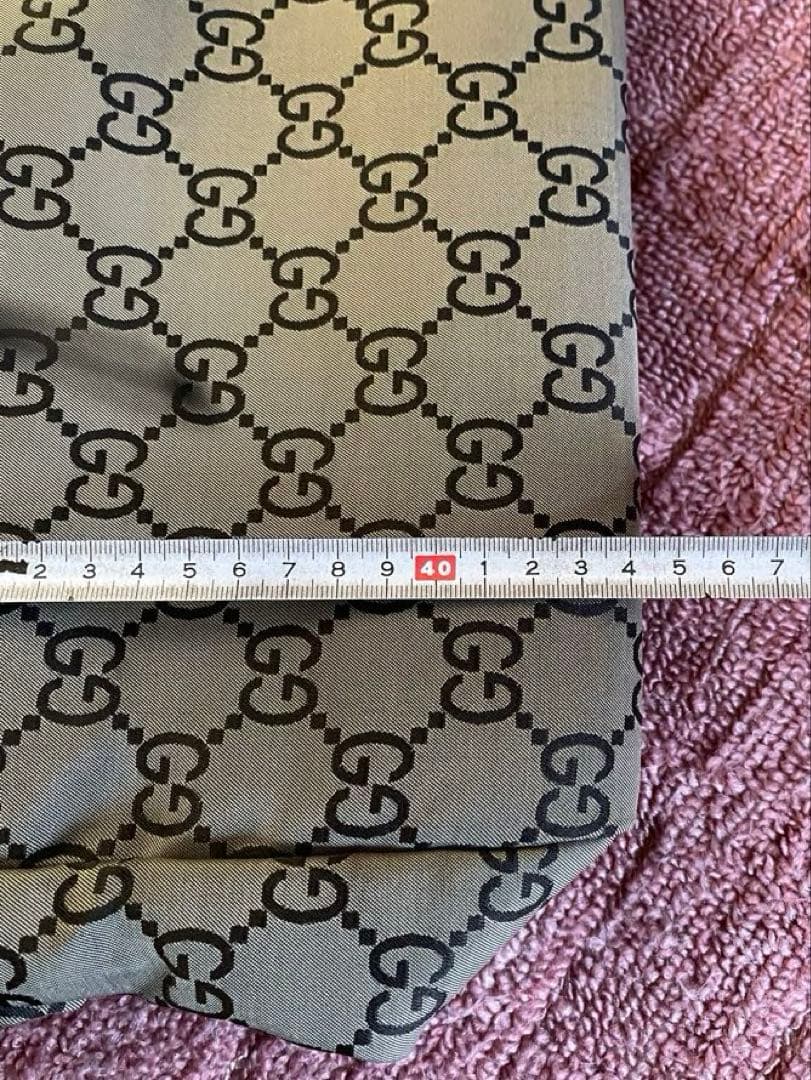 ★GUCCI GGパターン ナイロンビジネスバッグ 大きめ