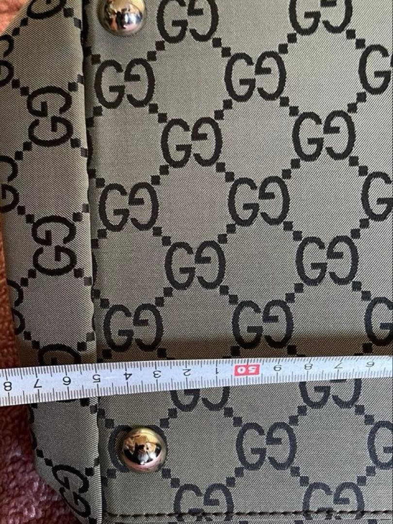 ★GUCCI GGパターン ナイロンビジネスバッグ 大きめ