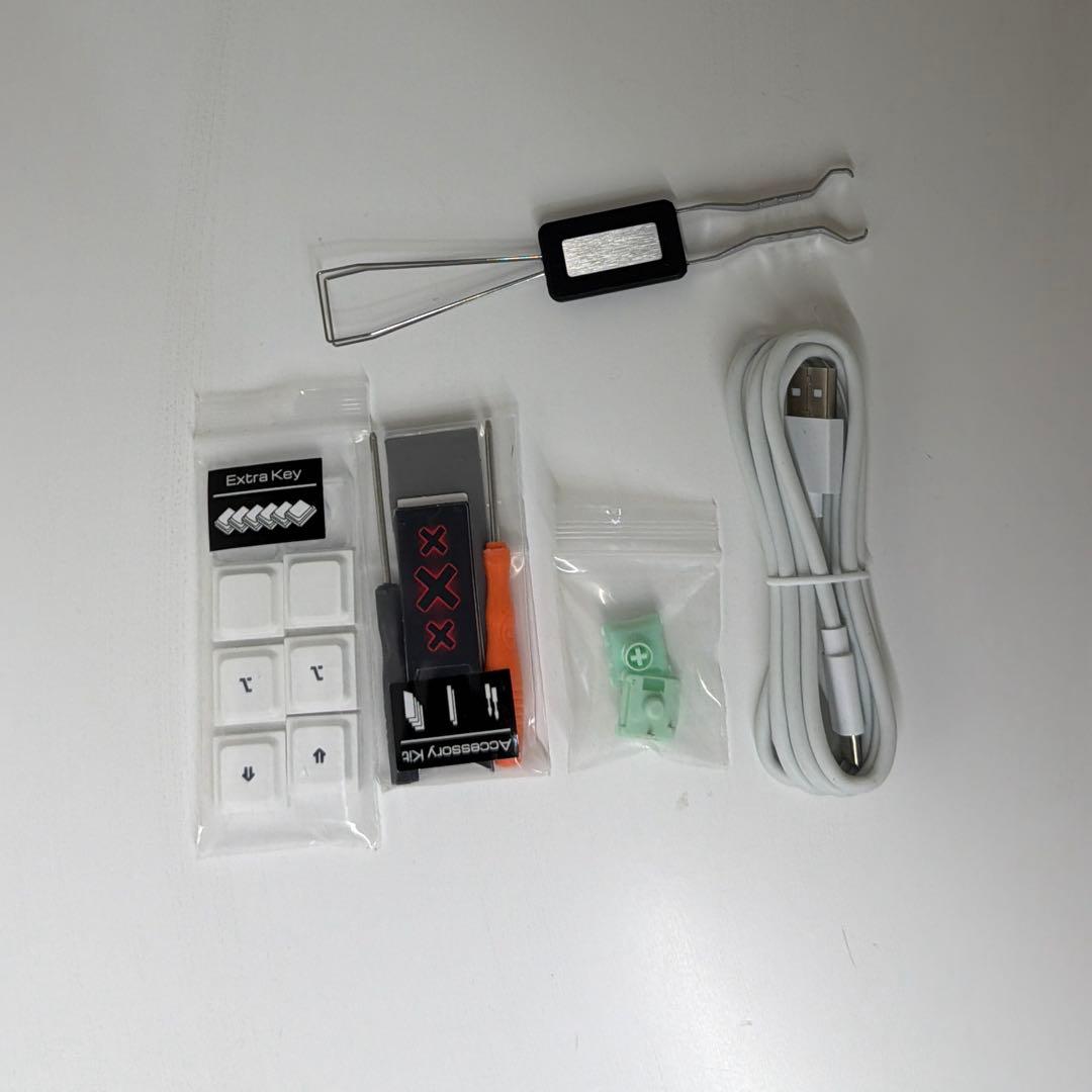 Cornix LP 分割キーボード シルバー 新品開封済みテスト動作のみ実施