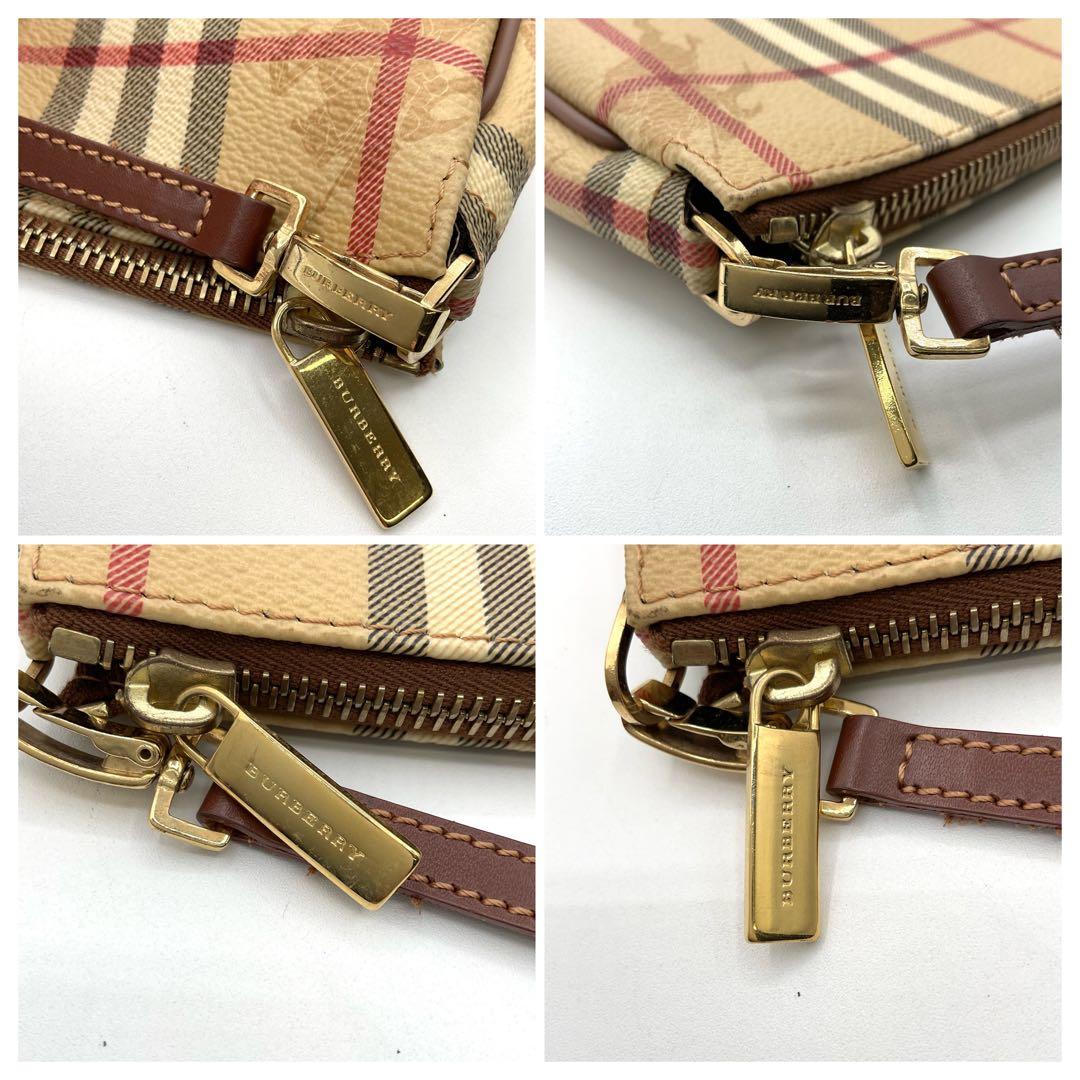 BURBERRY バーバリー ノバチェック ハンドバッグ ミニバッグ ベージュ