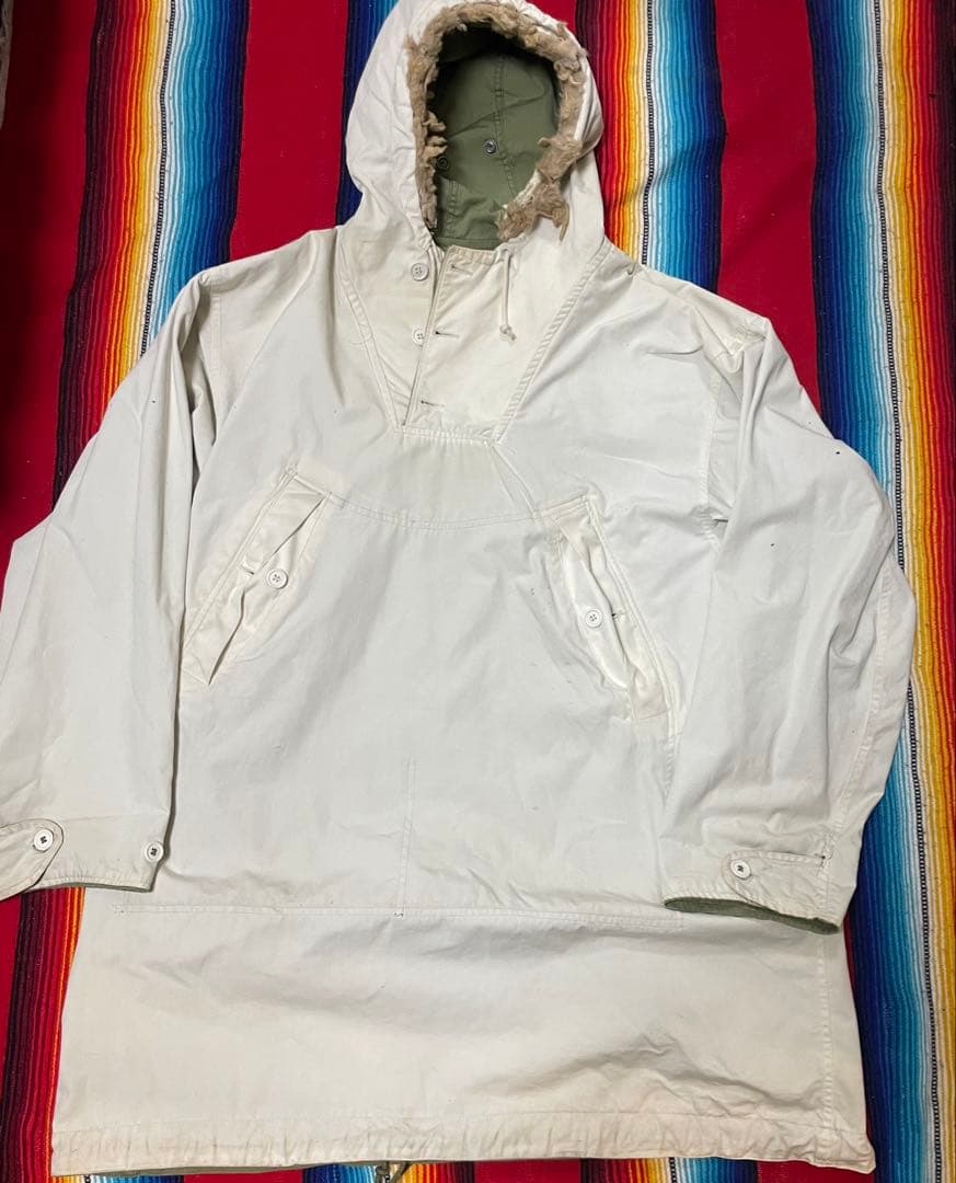 40s 米軍 スノーパーカー スモッグ U.S.Army リバーシブル M-42