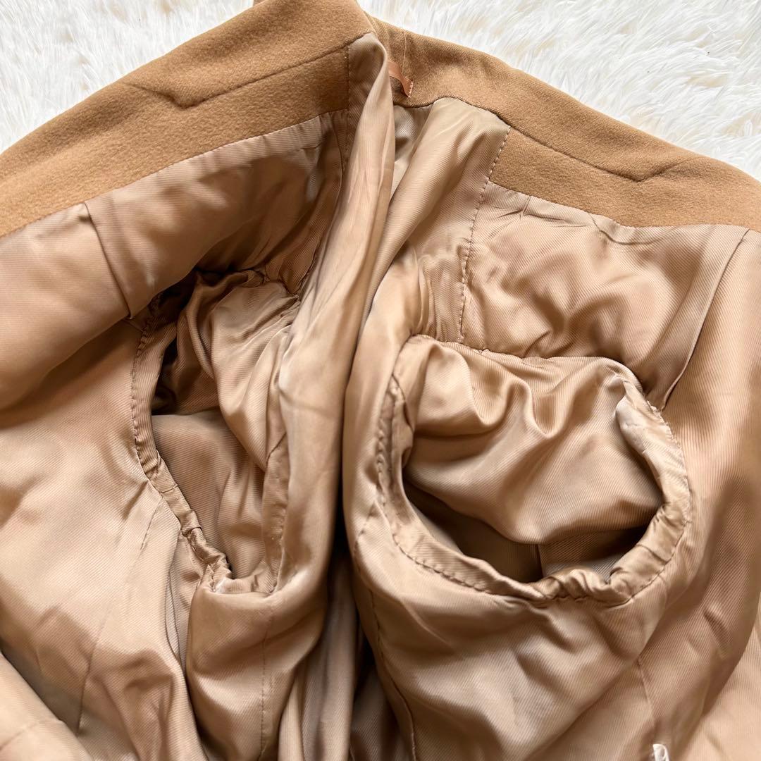 バーバリーズ テーラードジャケット カシミヤ混 キャメル 2XL