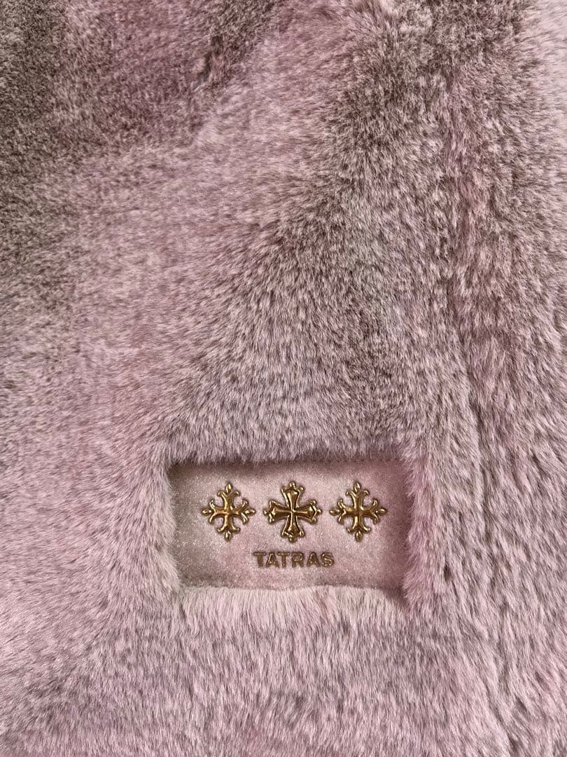 TATRAS エコファーノーカラーロングベスト　POLLINAサイズ2