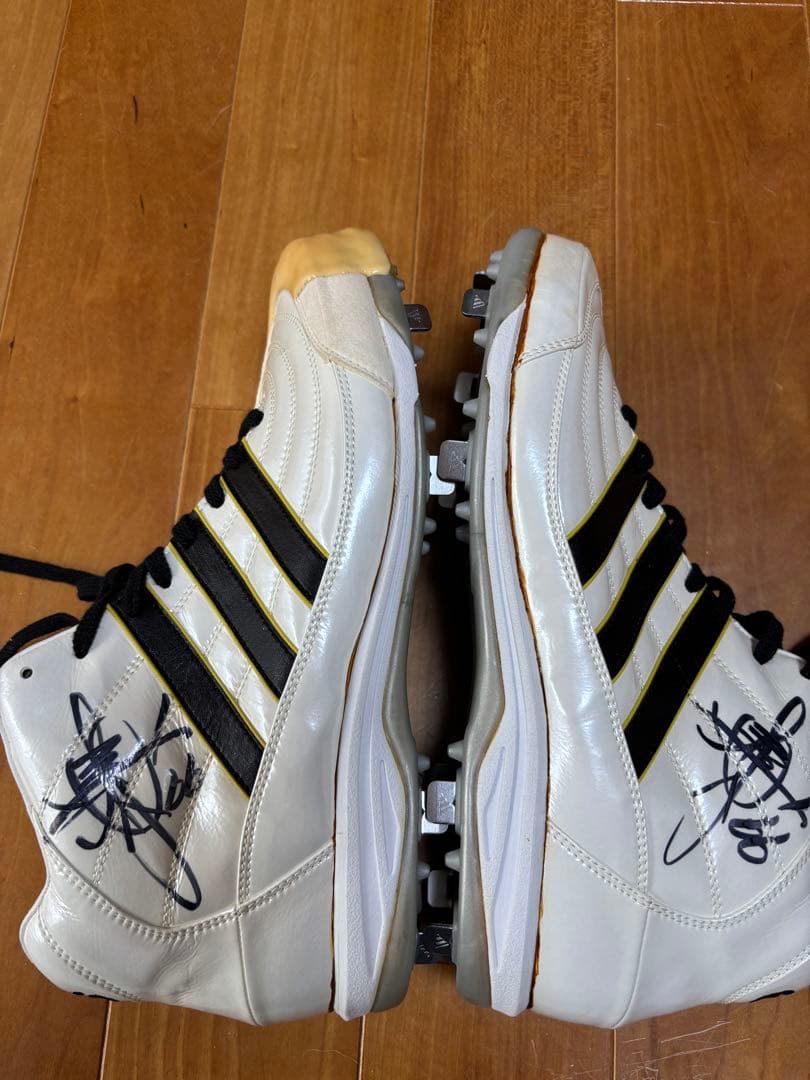 adidas スパイク サイン入り 66