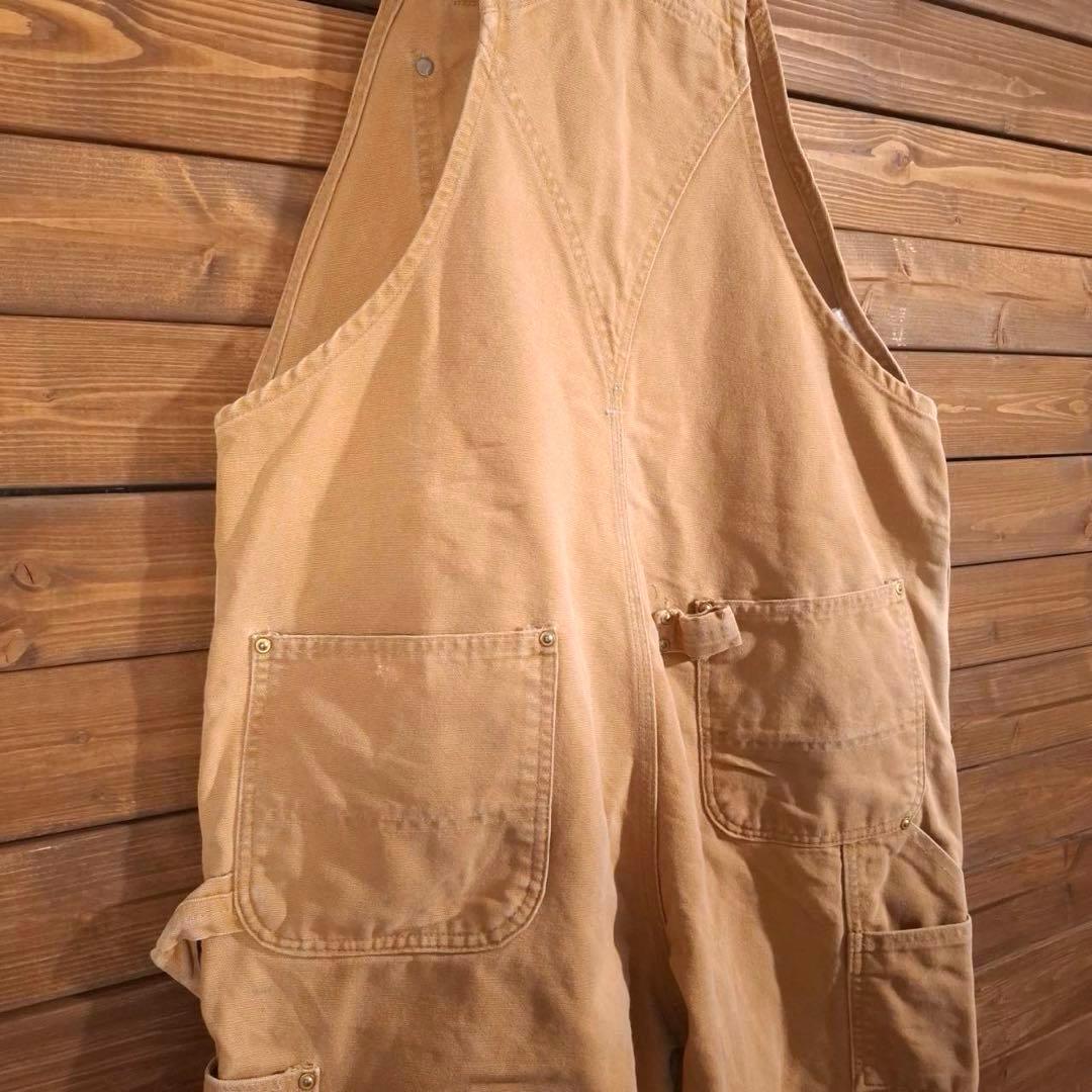 90s USA製 星タグ carhartt カーハート ダック地 オーバーオール