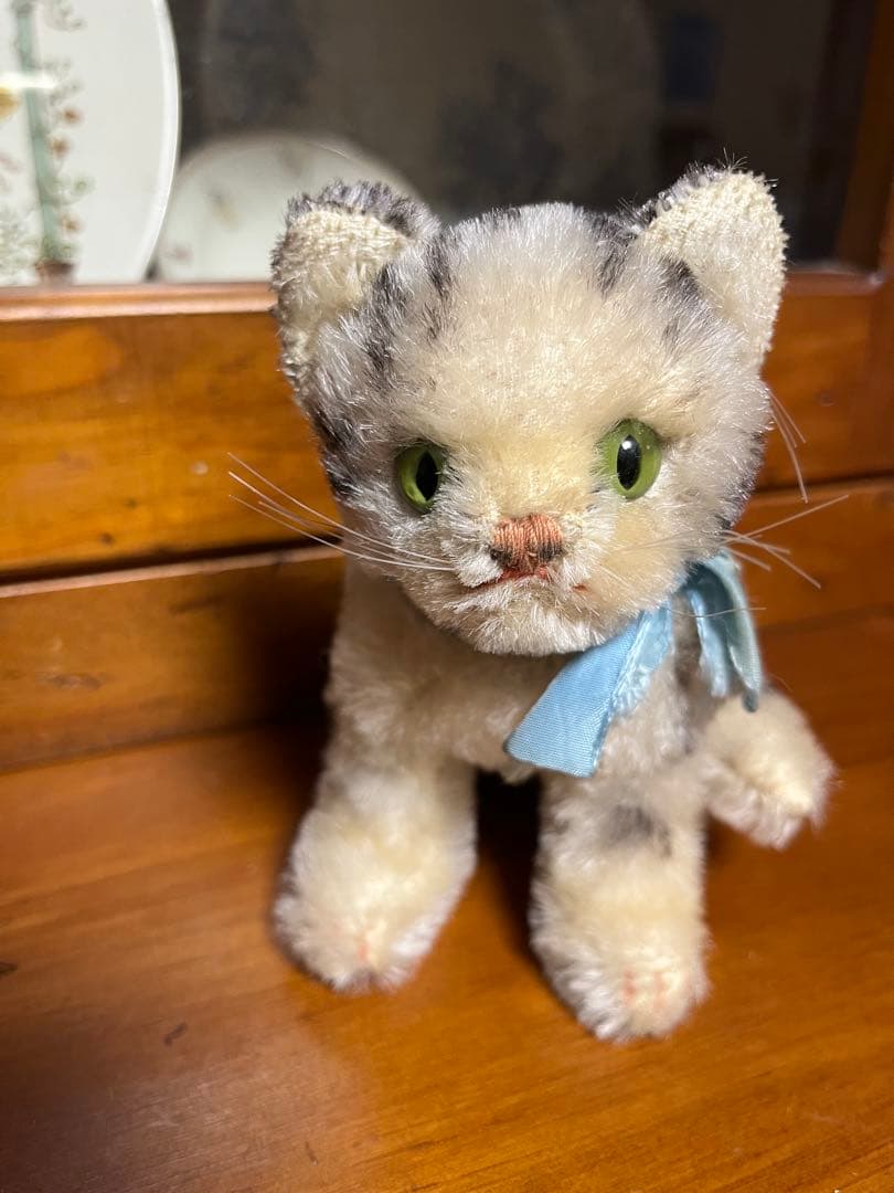 【2/11までの出品】ヴィンテージ シュタイフ　ネコ 猫