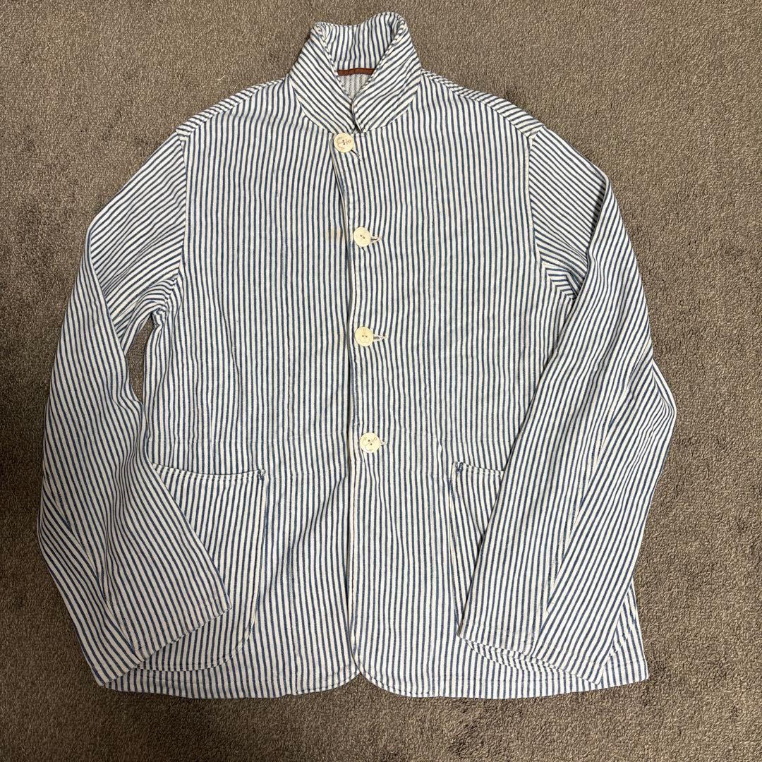 KAPITAL キャピタル　ストライプジャケット　カバーオール