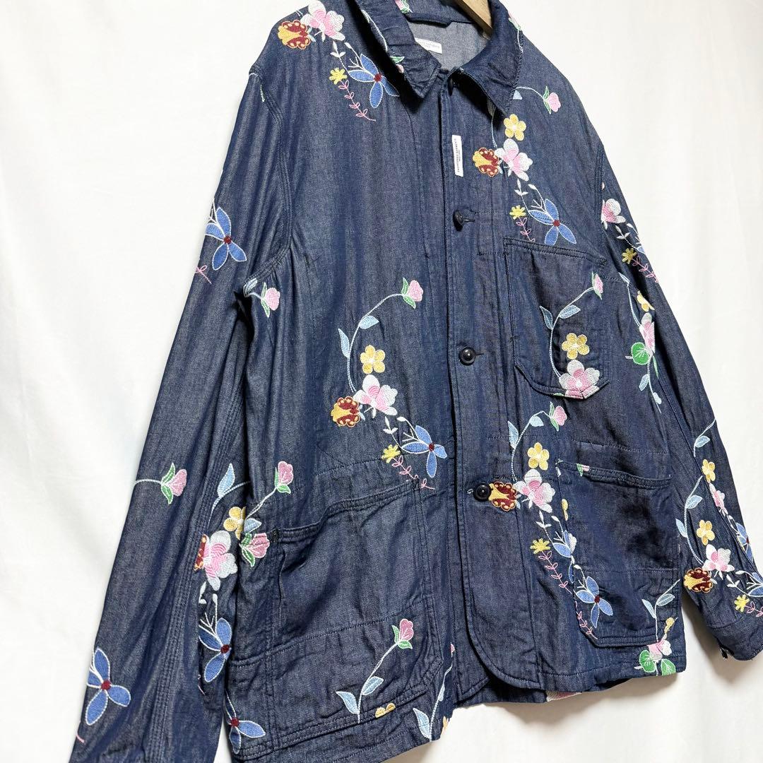 ⚫︎Lサイズ！ENGINEERED GARMENTS デニムフローラルカバーオール