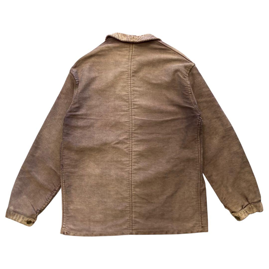 〜70sヴィンテージ モンサンミッシェル ブラックモールスキンジャケットフレンチ