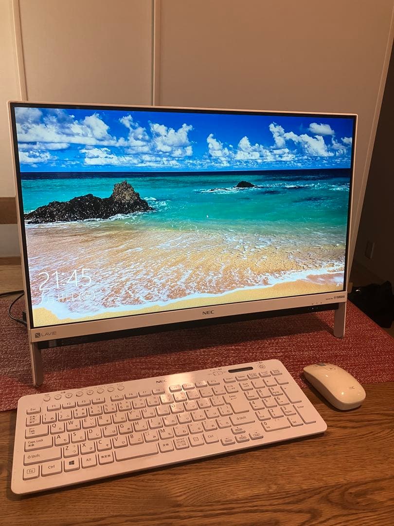 【動作確認済】NEC PC-DA700HAW 一体型デスクトップパソコン PC