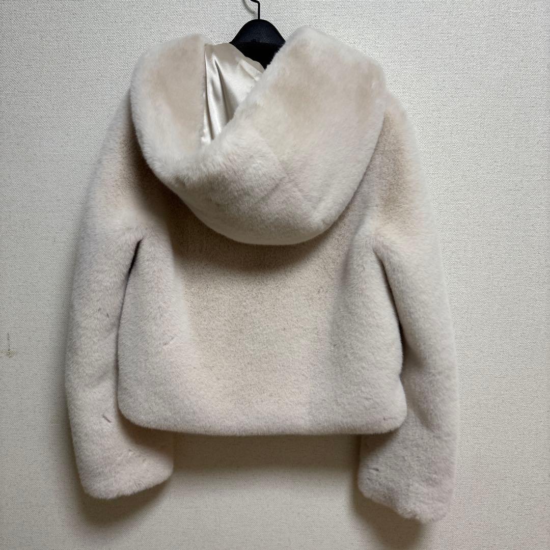 lemomplet レモンプレット　エコファーショートコート　small