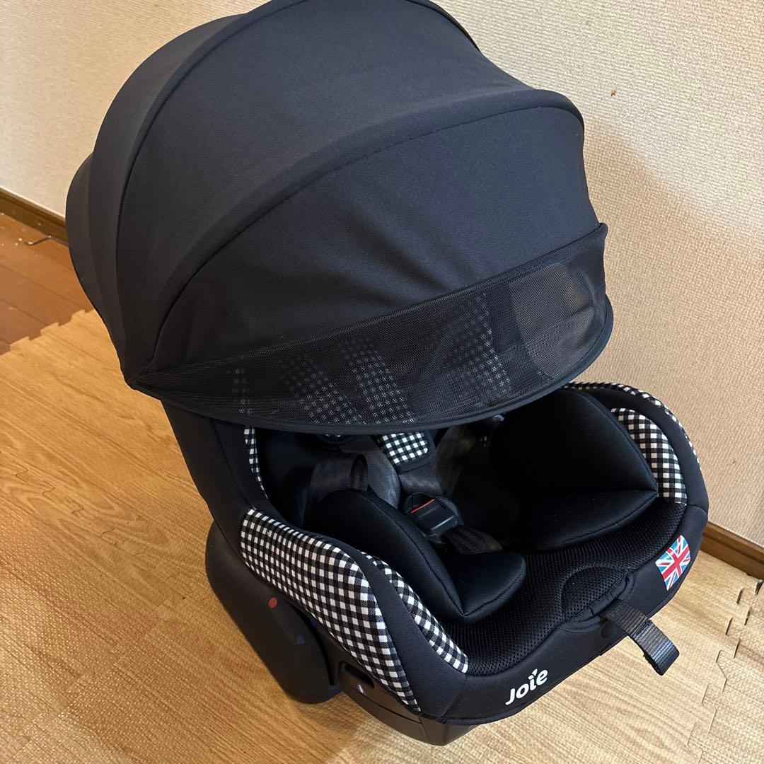 美品！Joie チルト　車用チャイルドシート ブラック　キャノピー付き