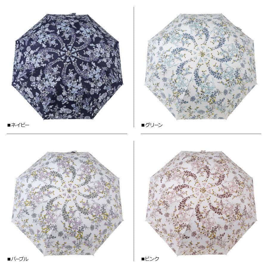 新品　JILL STUART ジルスチュアート 日傘　晴雨兼用　ラメ 　花柄