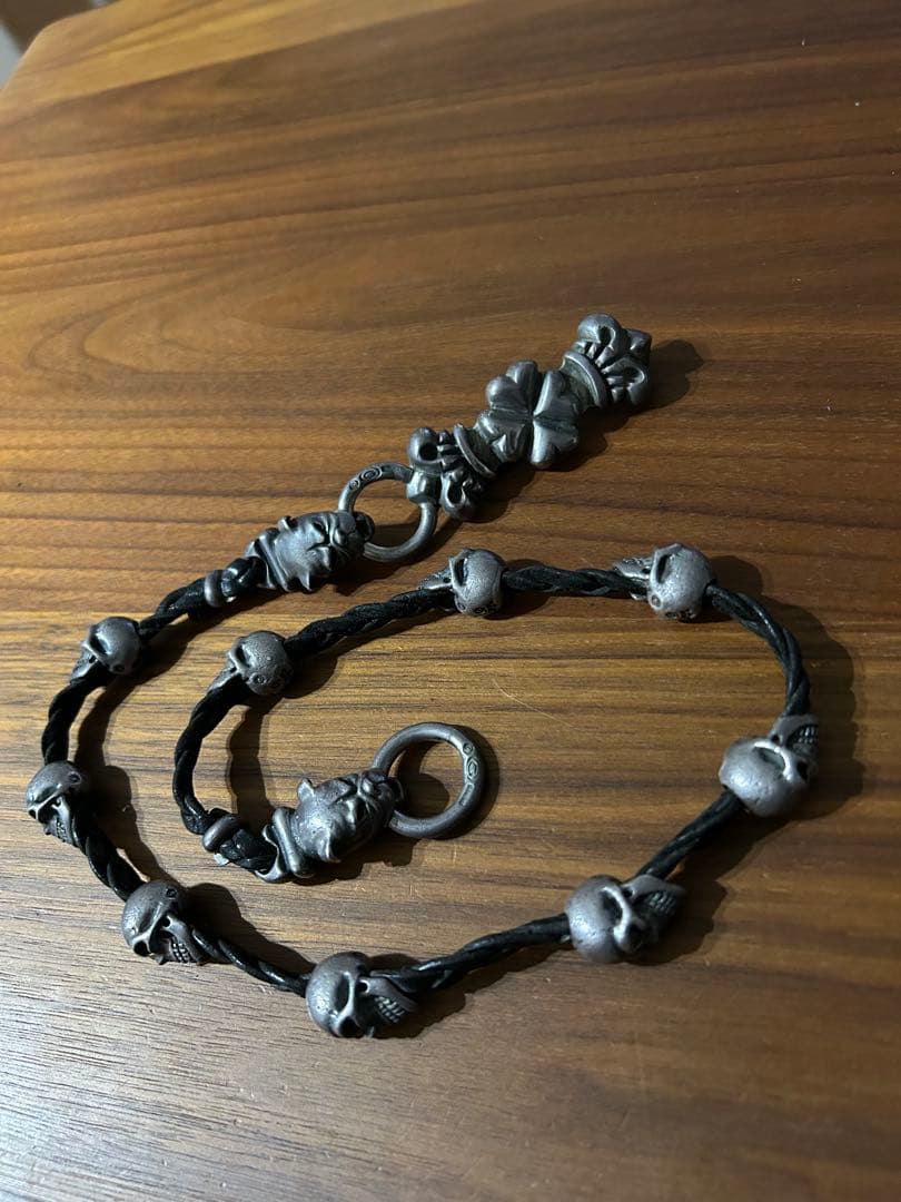 ガボール生前モデルレザーウォレットチェーン