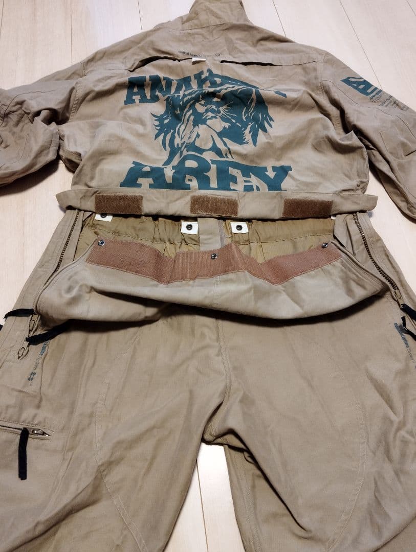 バランスウェアデザインANAHEIM AREYツナギ　XL　ベージュbal