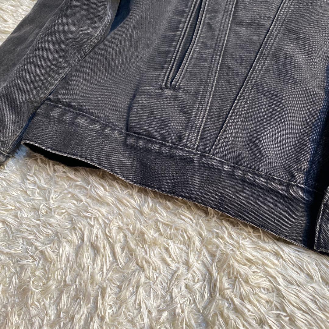 【希少】カーハート ダックトラッカージャケット XL ブラック 黒 フェード