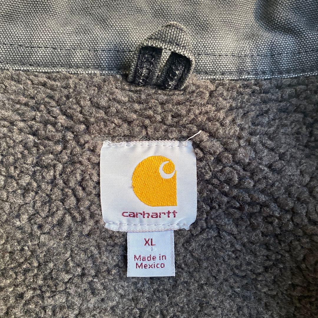 【希少】カーハート ダックトラッカージャケット XL ブラック 黒 フェード