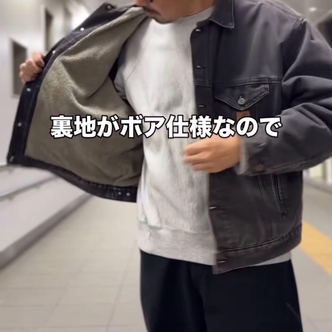 【希少】カーハート ダックトラッカージャケット XL ブラック 黒 フェード