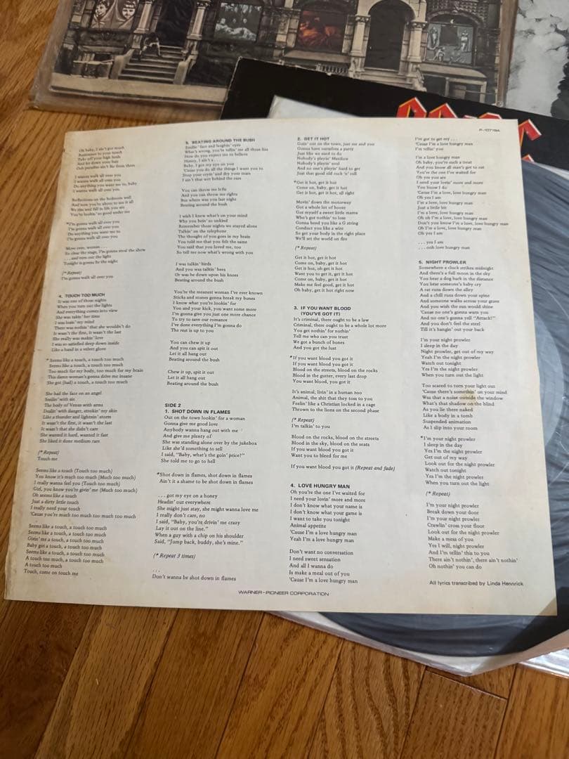 見本盤 AC/DC 地獄のハイウェイ レコード