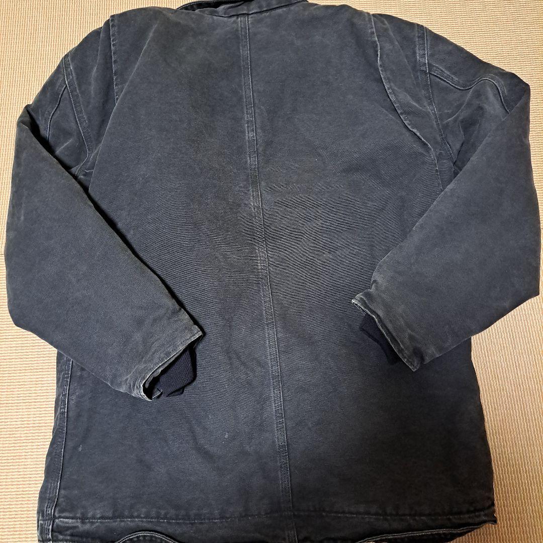 あ*様様 Carhartt ダック フェード ブラック カバーオール ジャケット