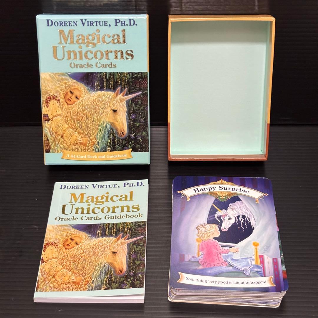 ユニコーンオラクルカード　日本語版解説書付き　３つセット
