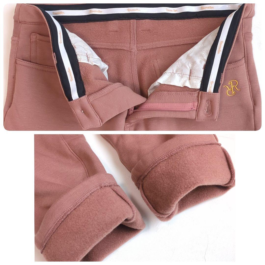 美品 レザレクション ゴルフ ウォームぺプラムスカート パンツ 2点組 裏起毛
