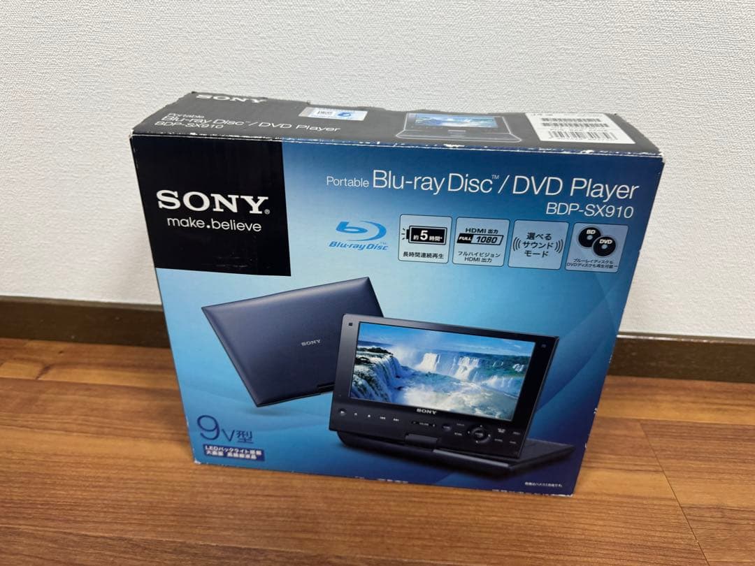 SONY ソニー ポータブルBDプレーヤー BDP-SX910