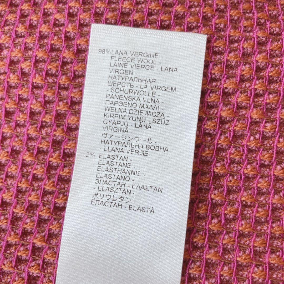 FALCONERIウール テーラード ノーカラー ジャケット M