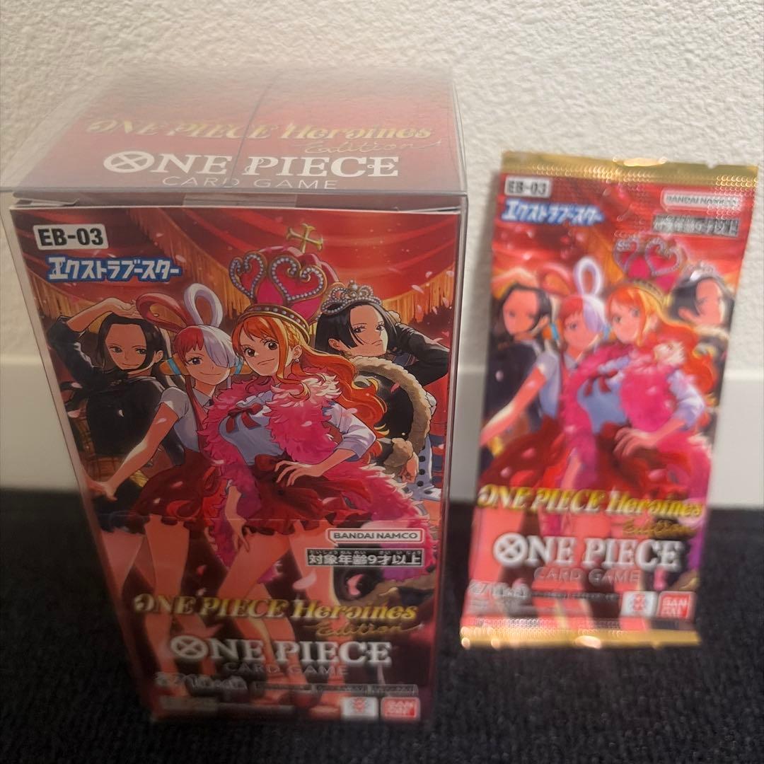 テープ付未開封BOX ワンピースカード　ヒロインズエディション　おまけ付き