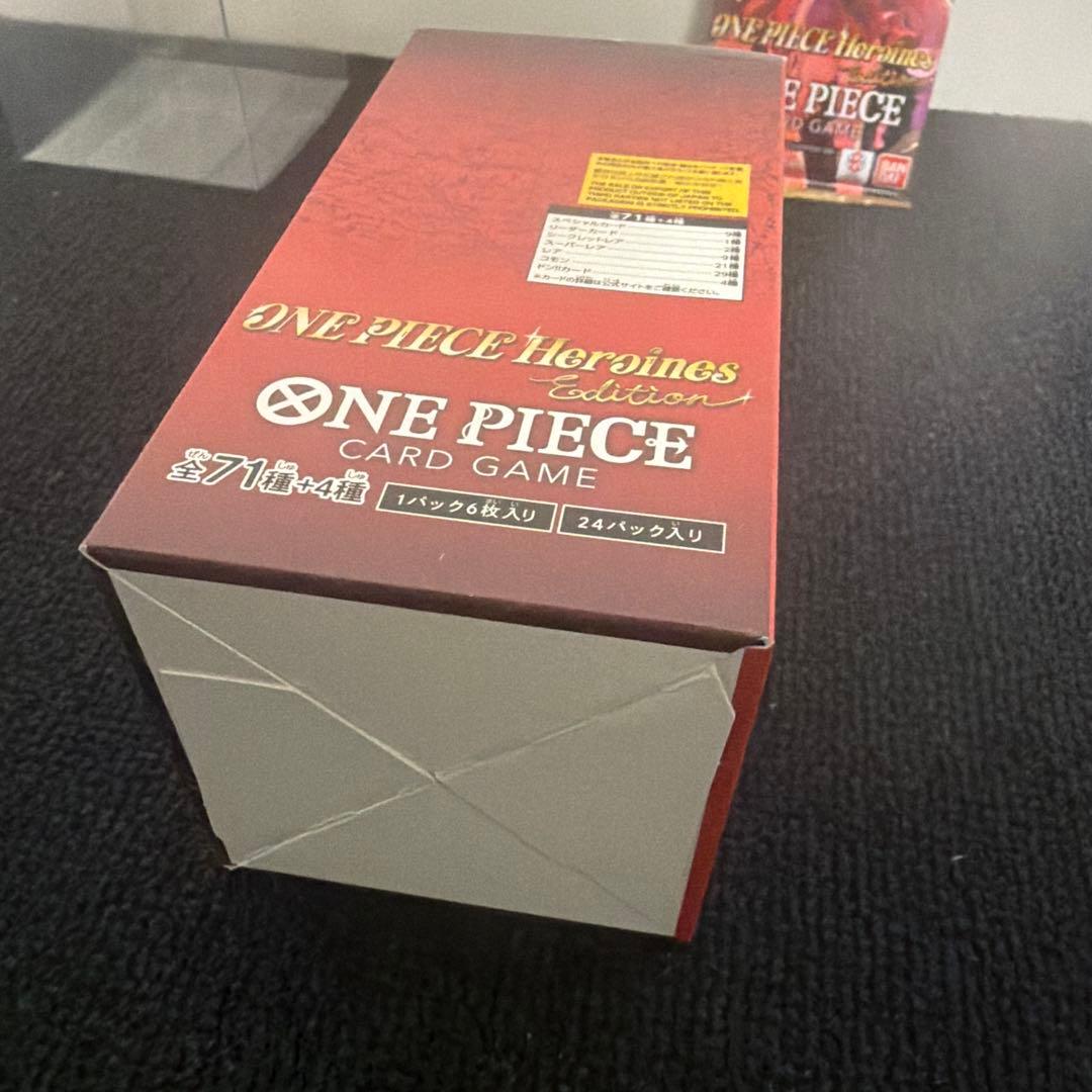 テープ付未開封BOX ワンピースカード　ヒロインズエディション　おまけ付き