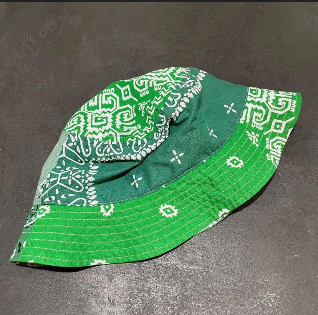 帽子 KAPITAL BANDANA PATCHWORK BUCKET HAT