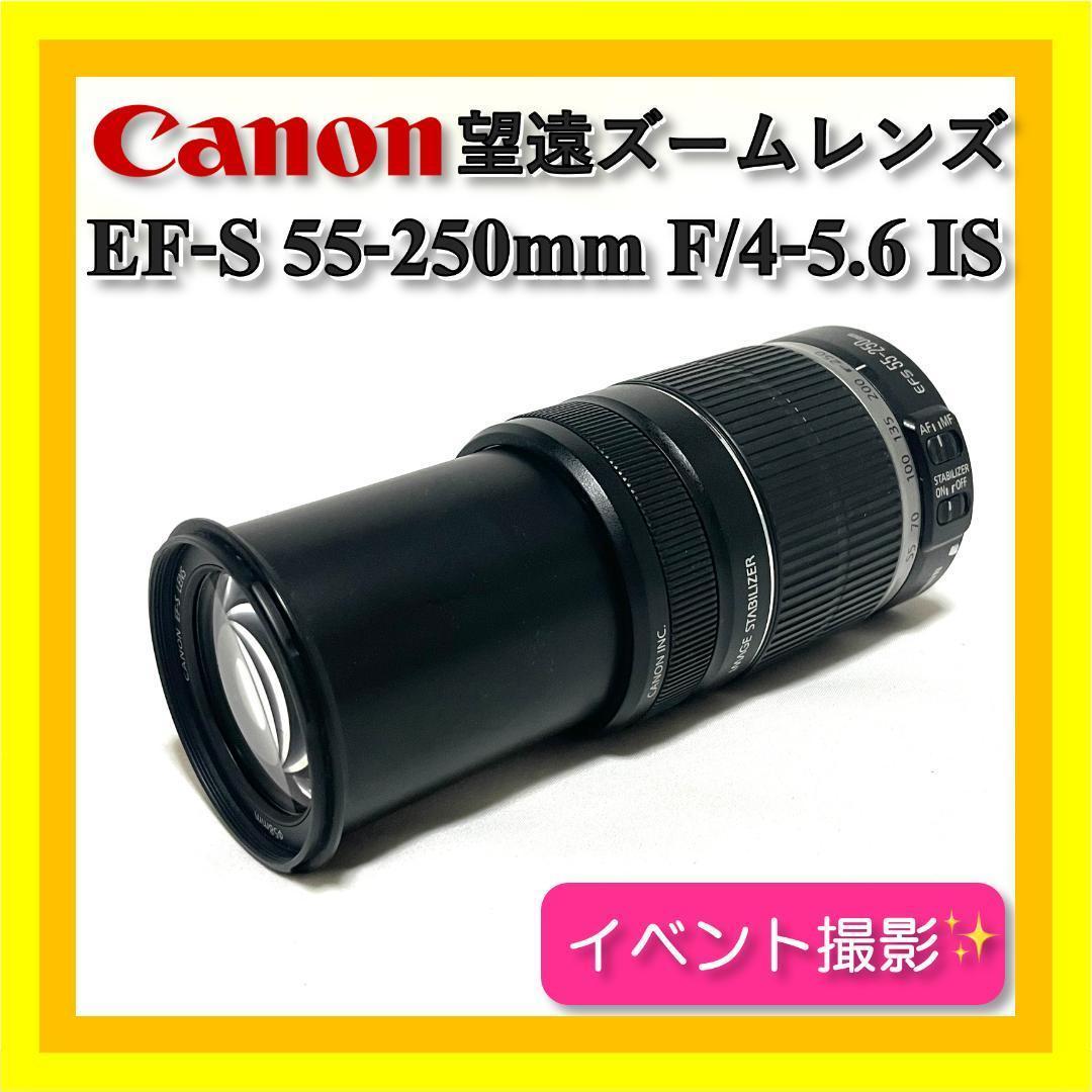 大人気❣️ Canon EF 55-250mm IS 望遠レンズ 運動会に最適