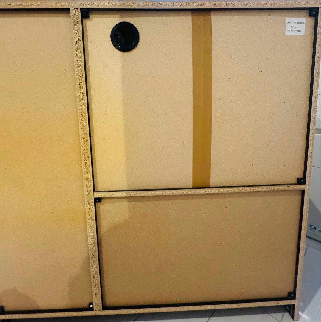 ニトリ レンジ台 キッチン収納 ダークブラウン （8890770）