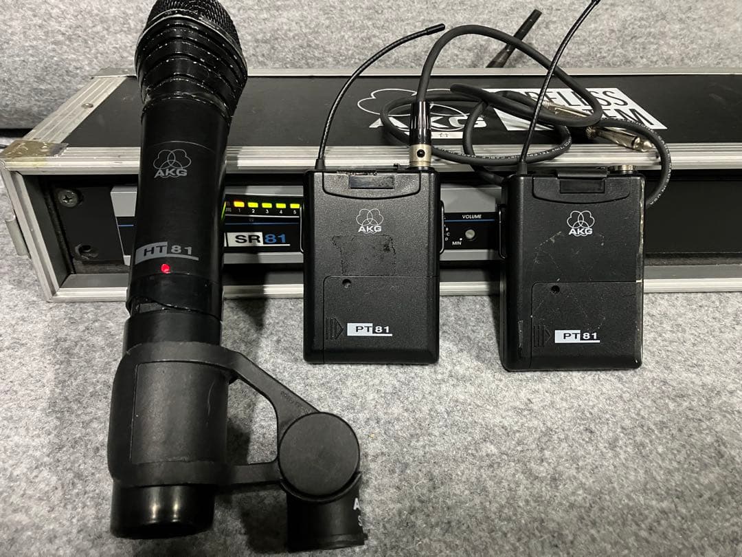 AKG SR81 HT81 PT81 B帯ワイヤレスセット