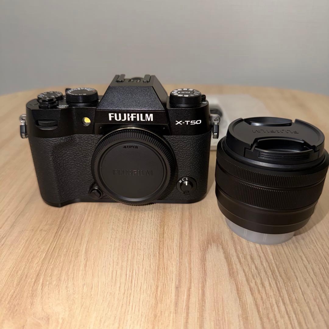 FUJIFILM X-T50 XC15-45mm レンズ キット ブラッ