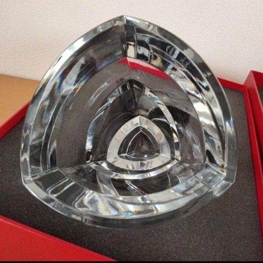 【展示品】バカラ　スコープ 大型花瓶 　フラワーベース　カレイドスコープ　箱付き