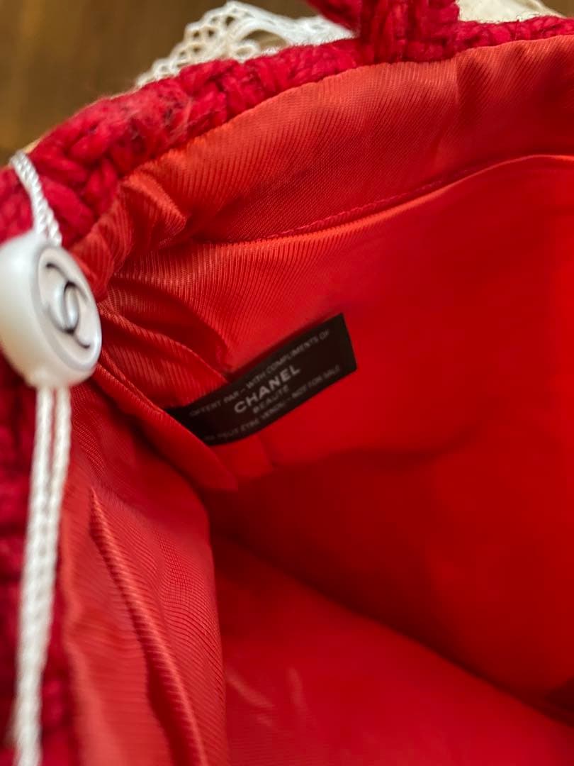 ま*ち様 新品未使用品✨CHANEL ビッグココマーク レッド　ノベルティ