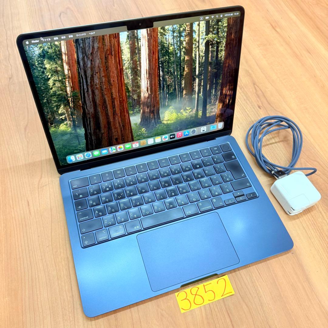 MacBook air 13インチ 2022 16GB 512GB 管理3852