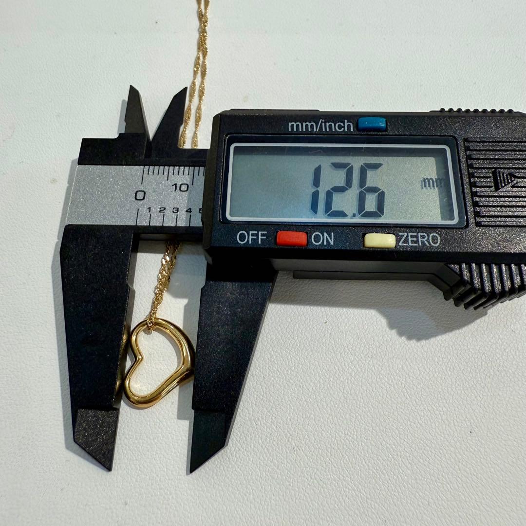 kumosukefujino K18 ハートペンダント スクリューチェーン