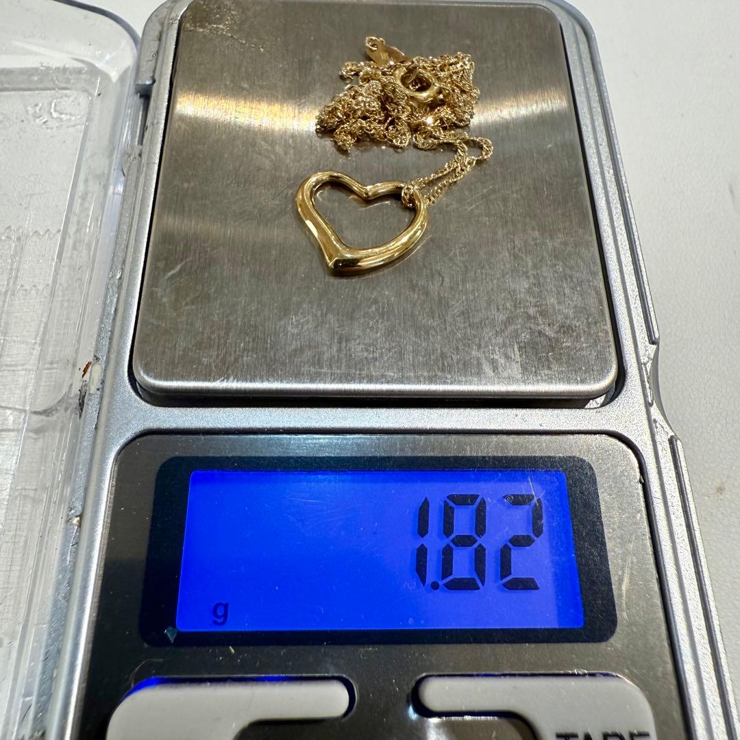 kumosukefujino K18 ハートペンダント スクリューチェーン