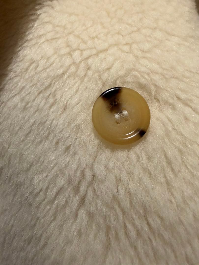 【タグ付き】Max Mara ESPERO テディ ショートコート　ホワイト