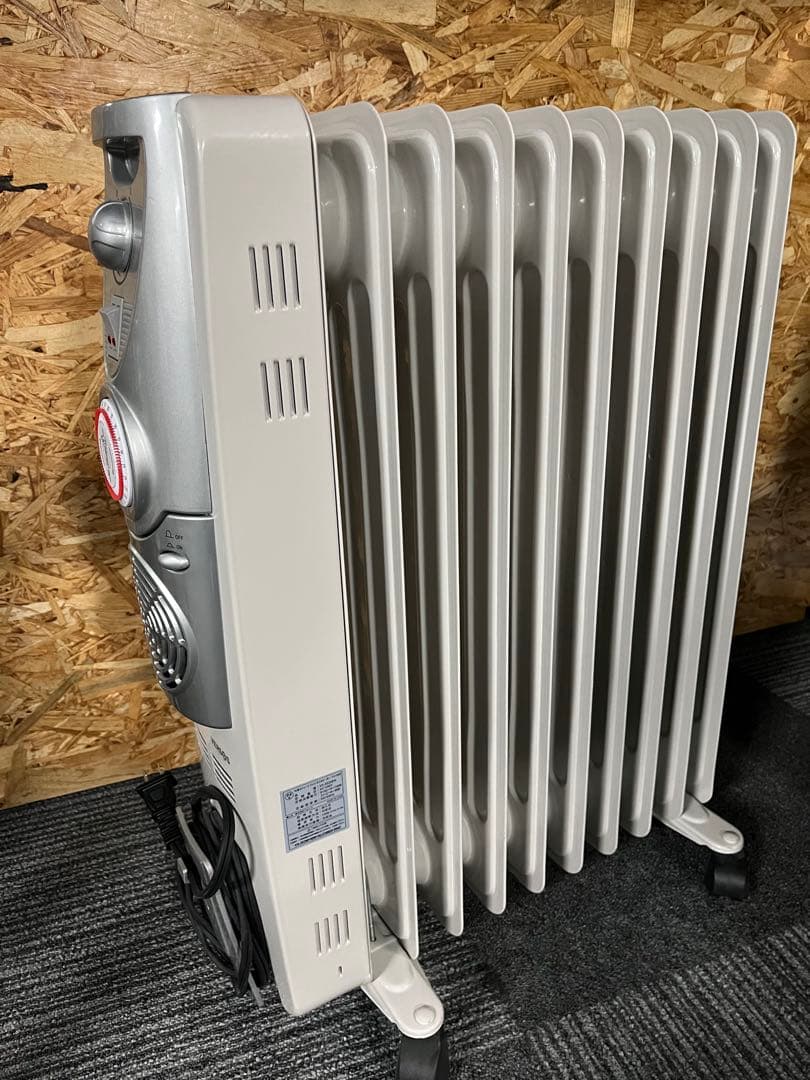 オイルヒーター ／VERSOS／ファンヒーター付／タイマー付