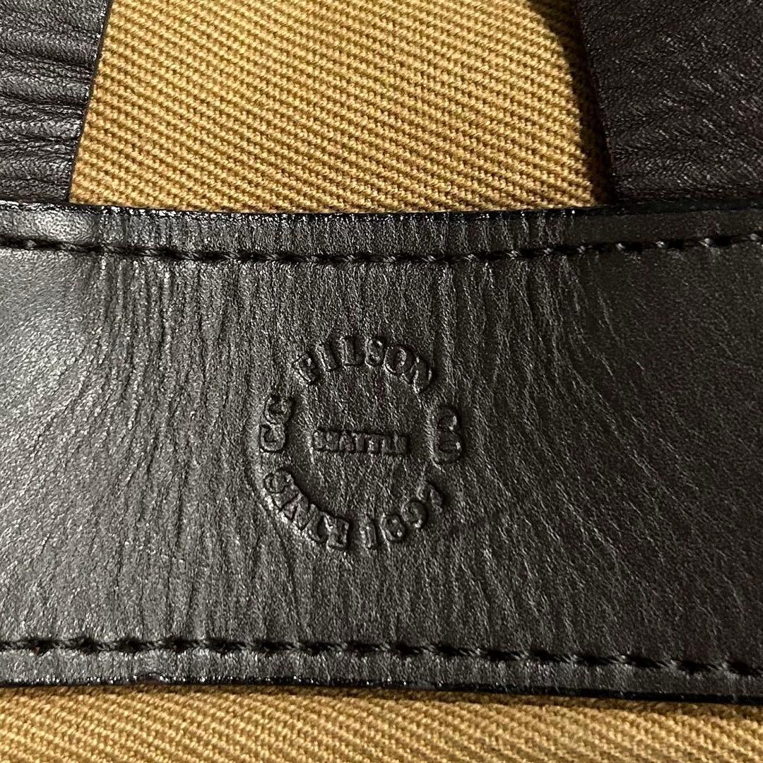 FILSON ミディアムフィールドバッグ USA製 ショルダー オイルド カバン